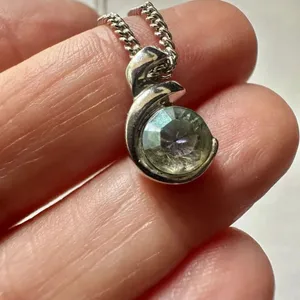 Annaleece by Devries silver tone Swarovski Crystal pendant necklace thumbnail 10