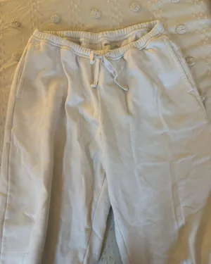 Hollister white sweatpants thumbnail 1