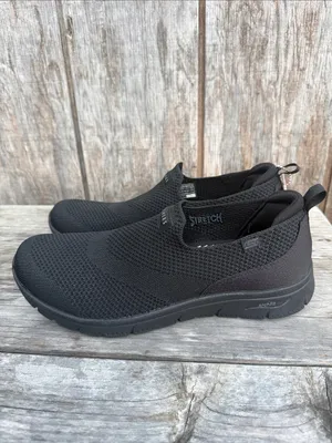 Skechers Black ARCH FIT REFINE 2.0 CASCADE “Don’t Go” WOMENS 9.5 Air-Cooled Shoe thumbnail 5