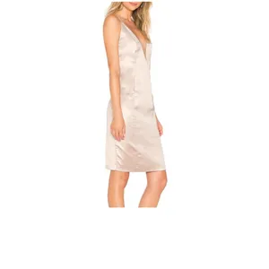 Revolve x Chrissy Teigen Panang Midi Dress – Champagne, Size S‎ thumbnail 4