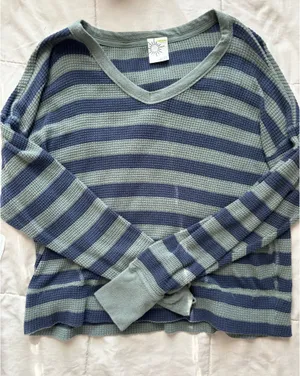 Striped Aerie Sweater thumbnail 1