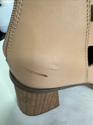 Dolce Vita Drako Tan Strappy Pointed-Toe Ankle Booties 8 neutral casual western thumbnail 7