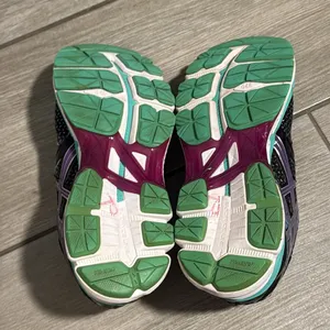 ASICS GT-2000 3 Women's Running Shoes Black Teal Purple‎ T550N Size 9 thumbnail 9