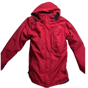 LL Bean‎ Womens Red Hooded Parka Jacket Size Medium Outdoor Outfitters thumbnail 1