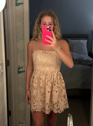 Michael Costello Blush Dress thumbnail 6