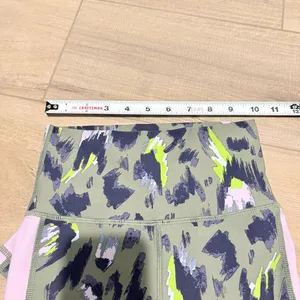 Aerie High-waisted Move 7/8‎ Leggings leopard purple green size XS thumbnail 6