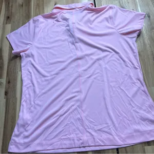 Slazenger Pink Golf Polo Shirt Women’s Size Large thumbnail 5
