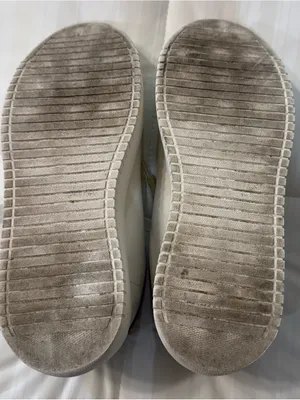 Steve Madden White Faux Leather Platform Sneakers thumbnail 5