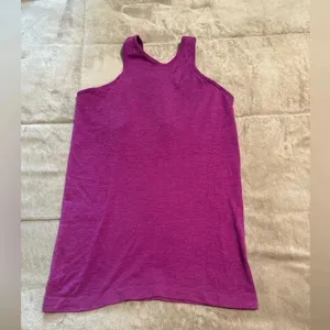 Lululemon Seamlessly Covered Tank Women’s Size 10 Purple Active Running Workout thumbnail 1