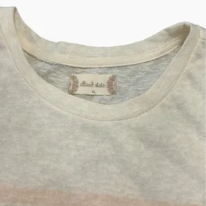 Altar'd State Retro Stripe Short Sleeve Top Cream XL ASKN T265CPK thumbnail 4