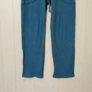 Back Beat Co Organic Cotton Waffle Joggers Slate Blue XS Lounge Pants thumbnail 5