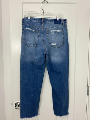 Abercrombie & Fitch Size 30 (10R) Annie High Rise Girlfriend Jeans thumbnail 2