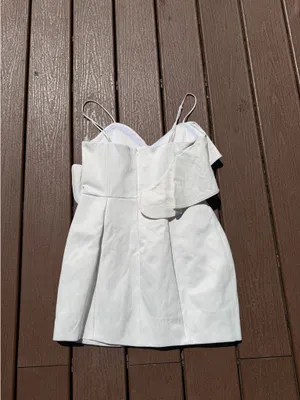 ZARA White Mini Dress thumbnail 2