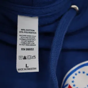 Independent Trading Co Philadelphia 76ers Hoodie Blue NBA Graphic Large thumbnail 3