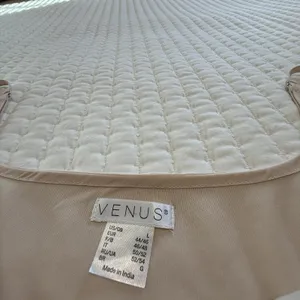 Venus Nude Beige Sequined Party Cami Top Shirt Sleeveless NWOT Sz L Large thumbnail 3