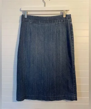 Vintage Y2K Banana Republic Denim Pencil Skirt thumbnail 1