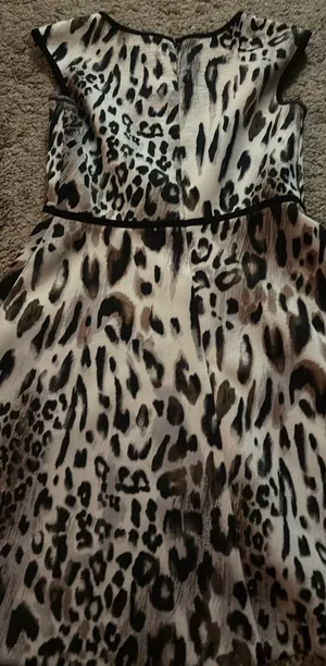 Animal print dress White Size M thumbnail 1