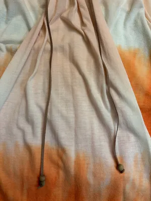 Ocean Drive tie dye ombré shark bite flowy tank thumbnail 6