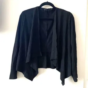 ZARA Suede‎ Blazer Style Long Sleeve thumbnail 1