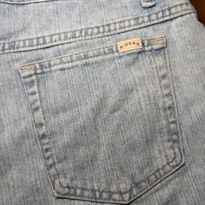 90s Riders‎ by Lee High Waisted Light Wash Denim Shorts Womens 14 100% Cotton thumbnail 3
