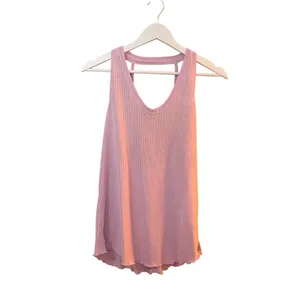 Nike Yoga Dri-Fit Size Medium Pink Open-Back Activewear Tank Top thumbnail 2