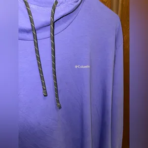 Columbia Purple Hoodie Sweatshirt Size XL AS IS thumbnail 4