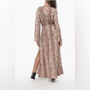 All Saints Susannah Cascade Maxi Dress Removable Sleeves Boho Floral US Size 0 thumbnail 15