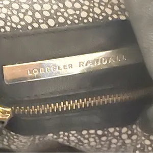 Loeffler Randall Black Soft Pebbled Leather Studded Hobo Shoulder Bag thumbnail 6