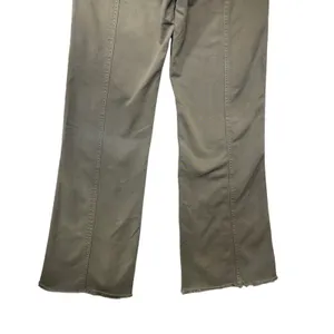 Aeropostale‎ Womens Low Rise Flare Pants Olive Green Cotton Tencel Sz 0 Y2K Boho thumbnail 8