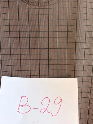 Zara Brown Plaid Short-Sleeve Shift Dress thumbnail 8