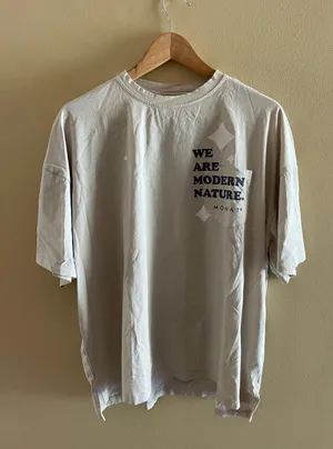 Monat Oversized Tee Tan Size M thumbnail 2