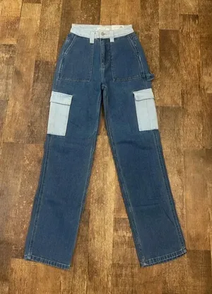 Pacsun 90s Boyfriend Y2K Baggy Carpenter Straight Jeans size 25 thumbnail 1