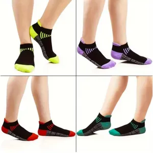 Colorful Athletic Women's Socks‎ 6 PACK Tab Low Cut High Quality NEW thumbnail 6