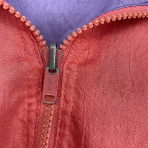 Vintage 90s Reversible Windbreaker Jacket Pink Purple Colorblock Large thumbnail 8