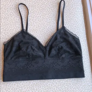Victoria Secret Black Lace Bralette thumbnail 1
