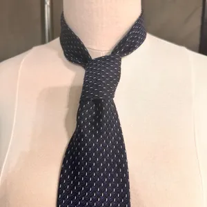 Jos.A.Bank Silk Tie Men's Necktie Executive Collection Blue Navy Geometric thumbnail 1