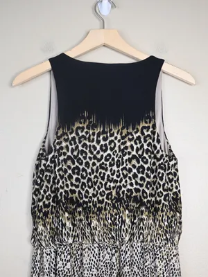 Tiana B Women's Sleeveless Blouson Animal Print Maxi Dress thumbnail 4