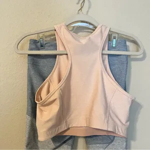 Outdoor Voices Light Peach Workout Top and Leggings Set thumbnail 7