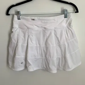 Lululemon Pace Rival Skirt‎ (Tall) *4-way Stretch 15"White size 4 thumbnail 8
