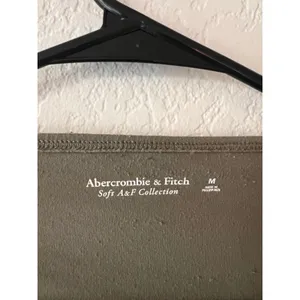 Abercrombie Olive Green Twist Front Deep V Bodysuit thumbnail 4