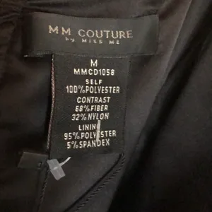 Miss Me Couture Cocktail Little Black Dress Purple Trim thumbnail 13