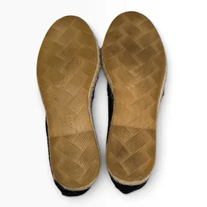 Free People Espadrille Slip On Shoes Womens 7.5 Black Suede Coastal Resort Boho thumbnail 8