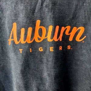 Auburn University Tigers Navy Thermal Sweatshirt W/ Thumb Holes Womens Sz Large thumbnail 2
