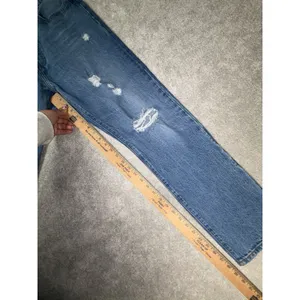 Levi's Women's Premium Denim 501 Jeans 28x30 Distressed Button Fly thumbnail 12