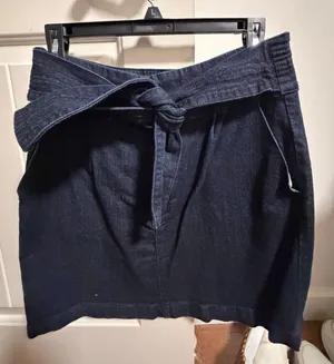 Dark denim skirt thumbnail 1