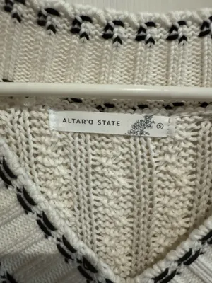 Altar'd State Oversized Sweater Knit  thumbnail 2