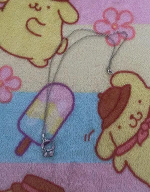 Silver Hello Kitty Necklace thumbnail 2