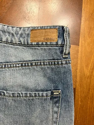 Garage High Waist Distressed Denim Shorts Juniors Size 7 thumbnail 4