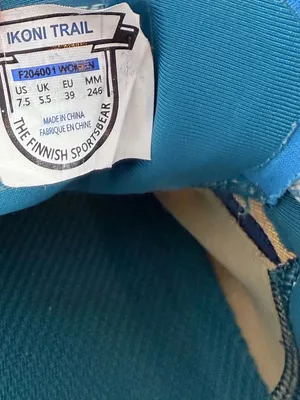 KARHU Ikoni Trail Running Sneaker‎ in New Wheat/Crystal Teal Size 7.5 thumbnail 9