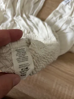 French Connection Cream Ruffle Halter Crop Top Size M thumbnail 3